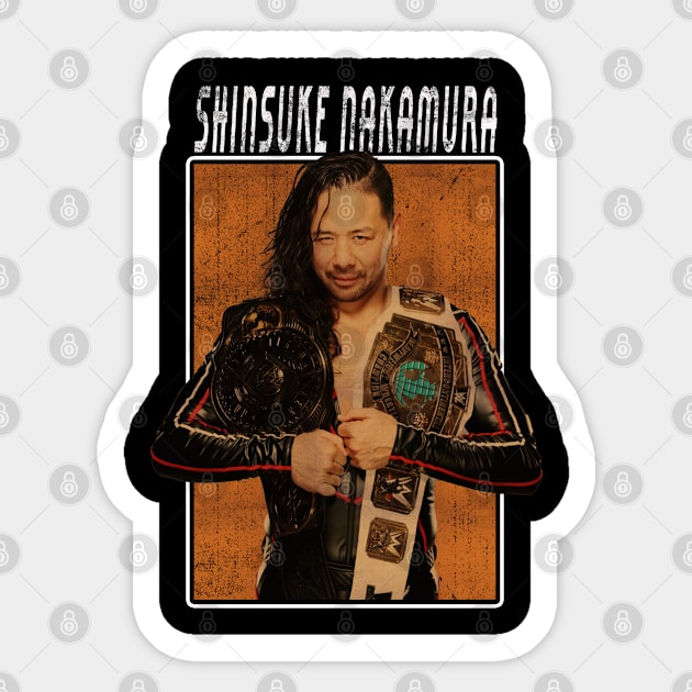 Vintage Wwe Shinsuke Nakamura Sticker by The Gandol